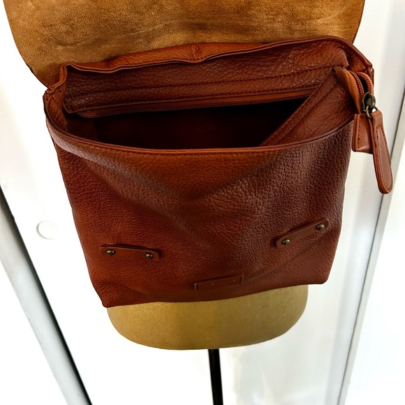 Brown Leather Backpack - Picture 2 of 4